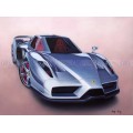 2006 Ferrari Enzo oil painting